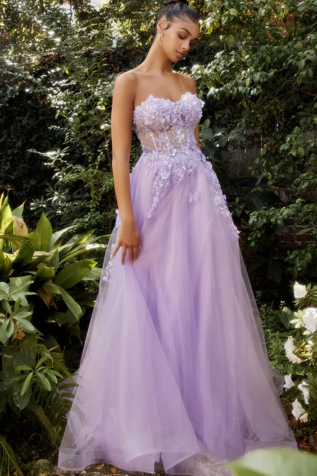 Best Sale TP Kjoler Andrea & Leo floral ball gown Blå,Blush,Lilla