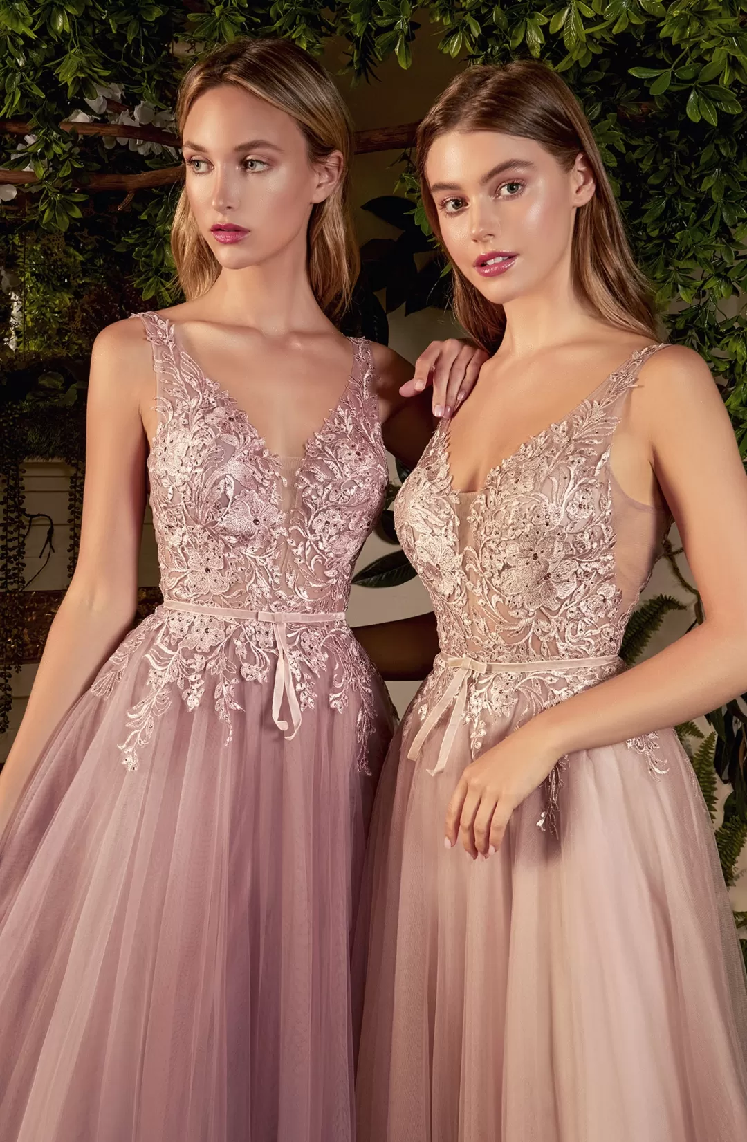 Store TP Kjoler Andrea & Leo Sade Gown Blush,Mauve,Rosewood