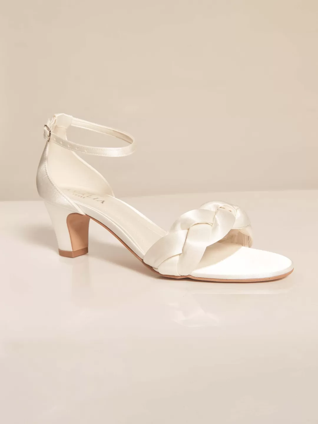 Outlet TP Kjoler Avalia - Agnes Heeled Sandal - White