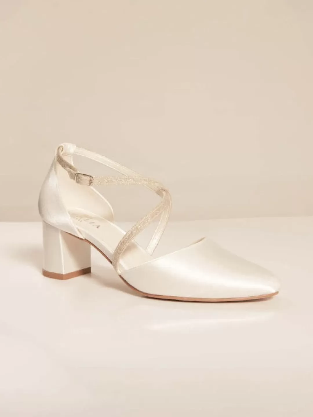 Online TP Kjoler Avalia - Daga Heeled Sandal - Satin