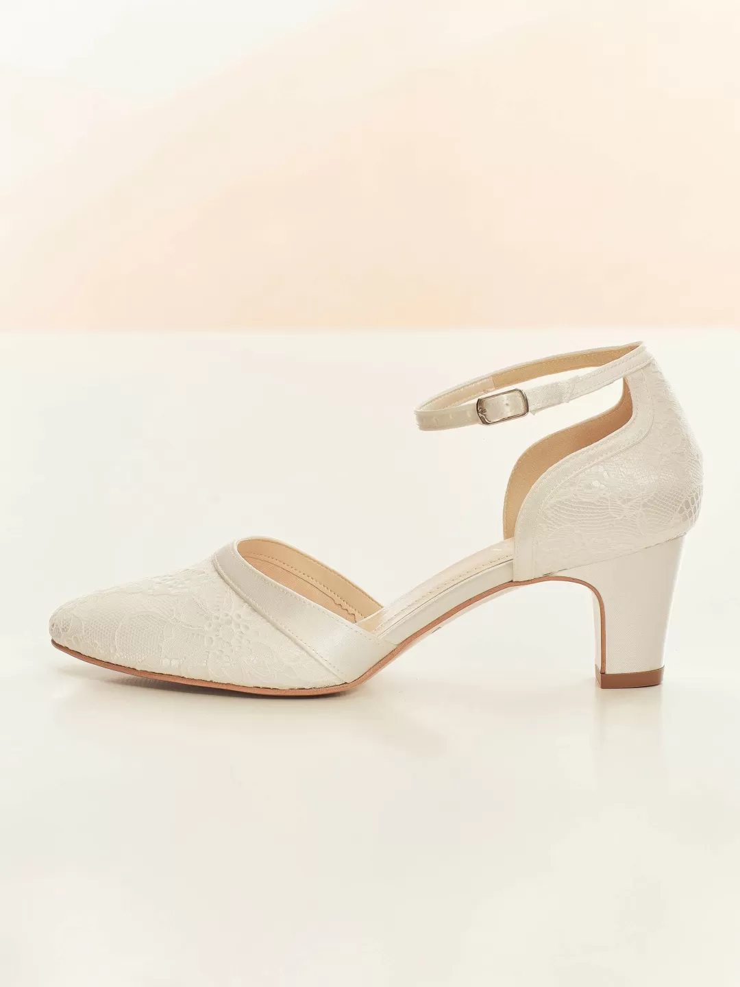 Fashion TP Kjoler Avalia - Kati Heeled Sandal - White