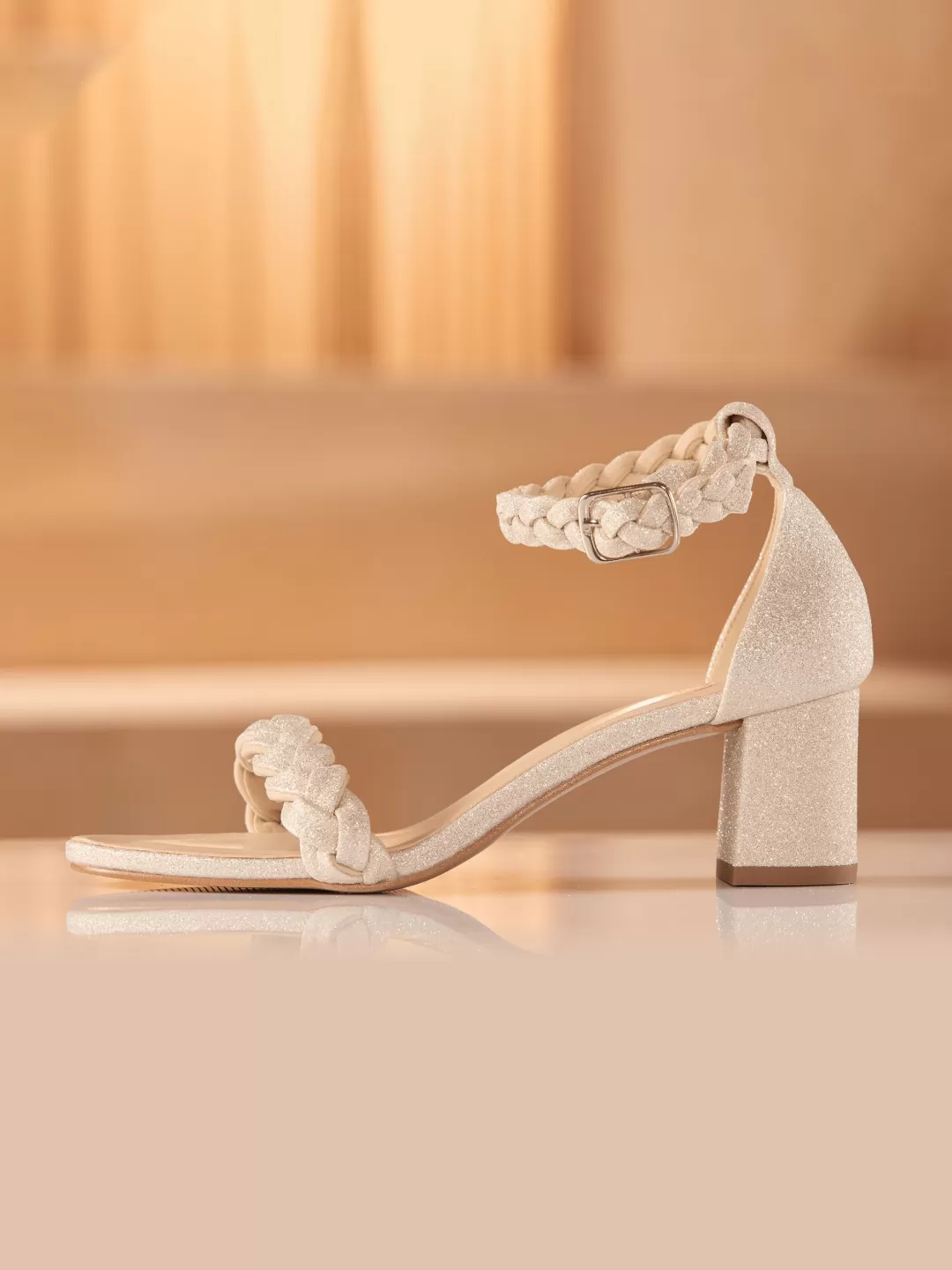 Flash Sale TP Kjoler Avalia - Lola Heeled Sandal - Gold Glitter