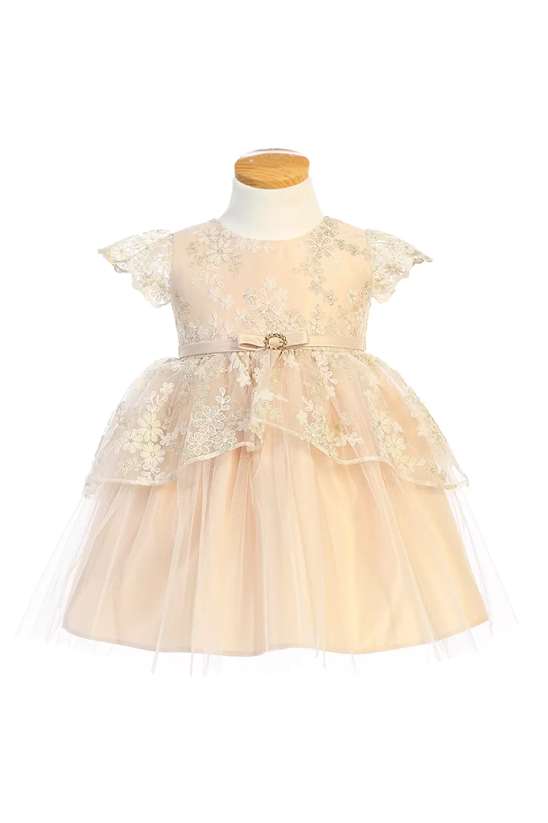 Shop TP Kjoler Babykjole SK832 Champagne,Hvid
