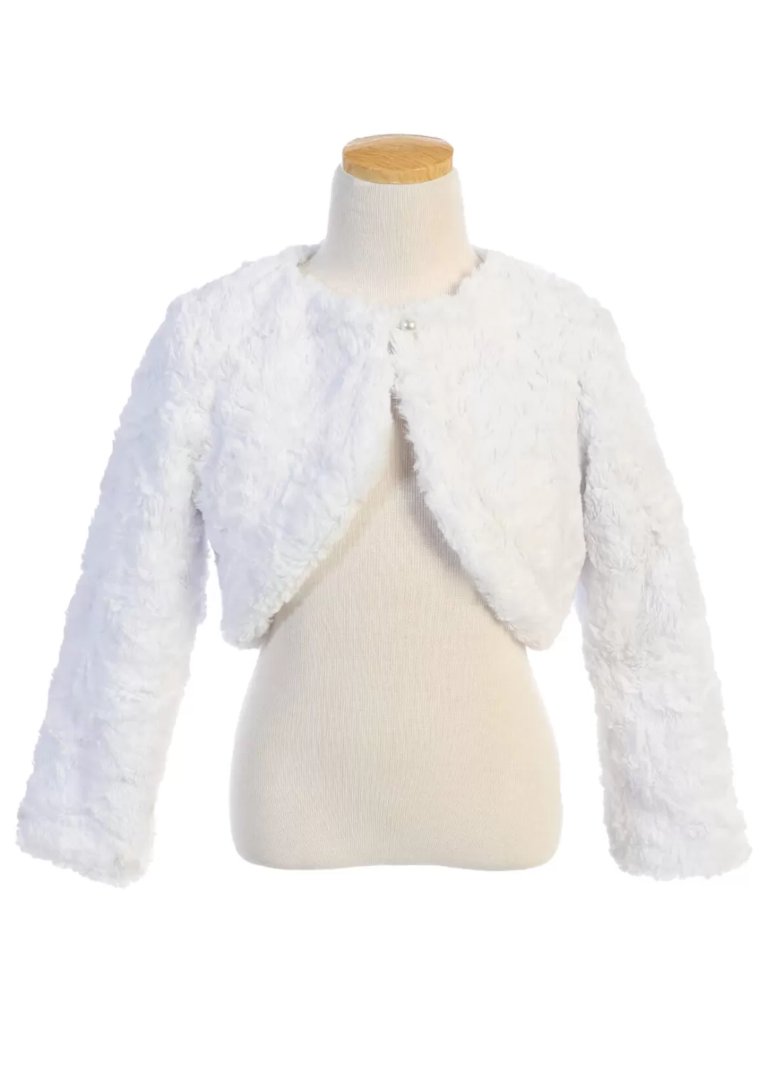 Cheap TP Kjoler Bolero med perleknap Blush,Ivory,Hvid