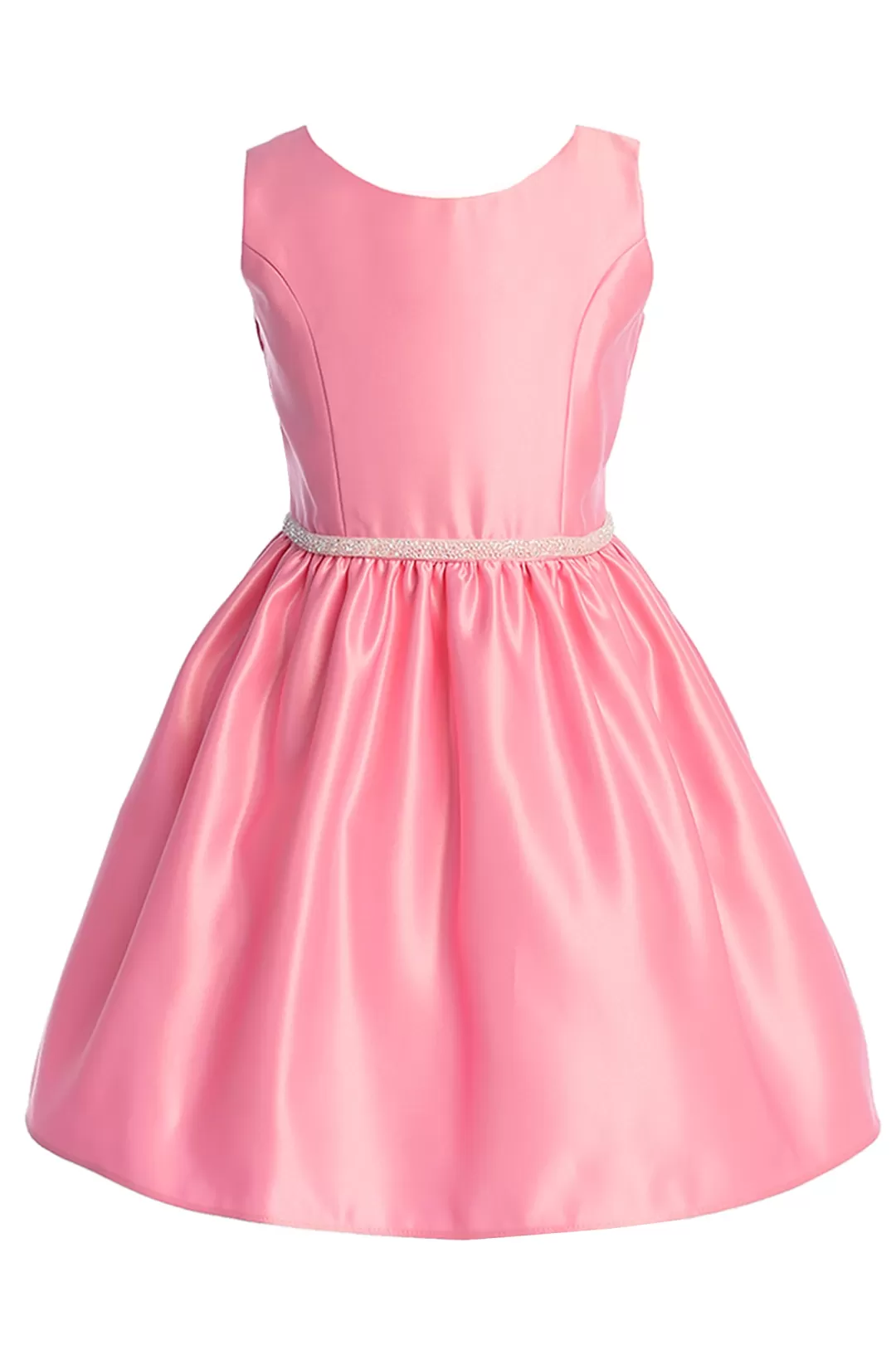Hot TP Kjoler Børnekjole i satin SK973 Pink,Blå,Gul