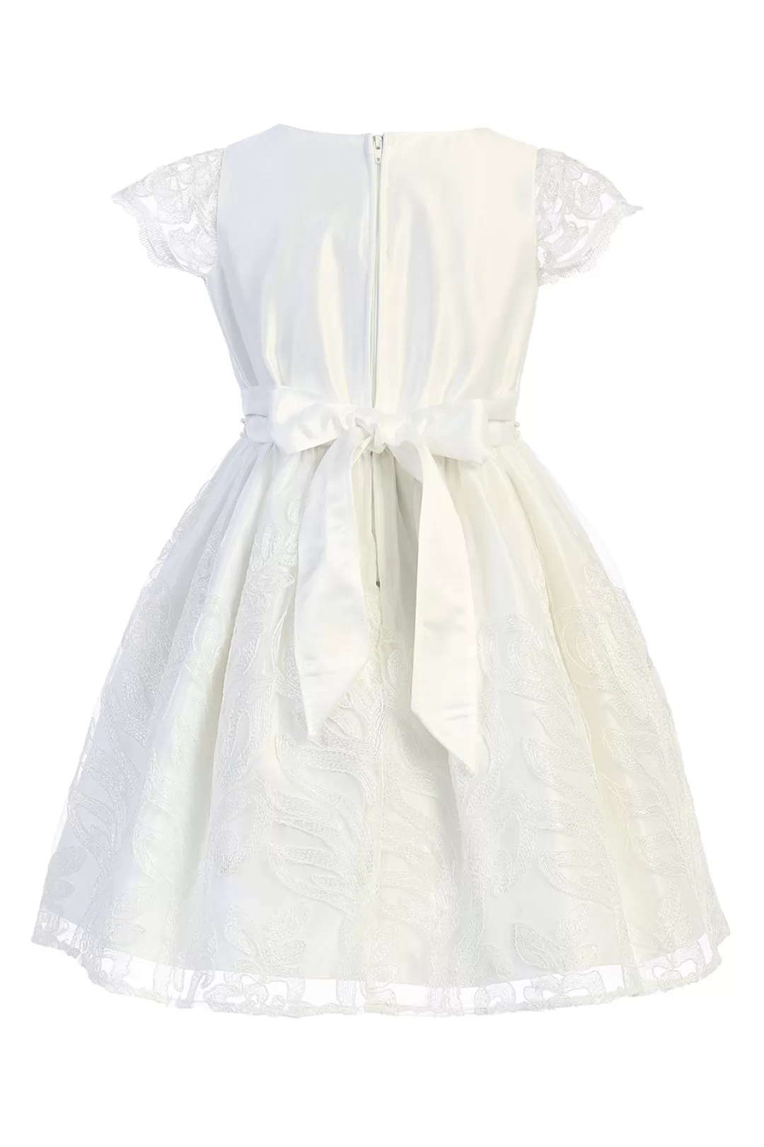 Store TP Kjoler Børnekjole SK883 Offwhite,Rosa