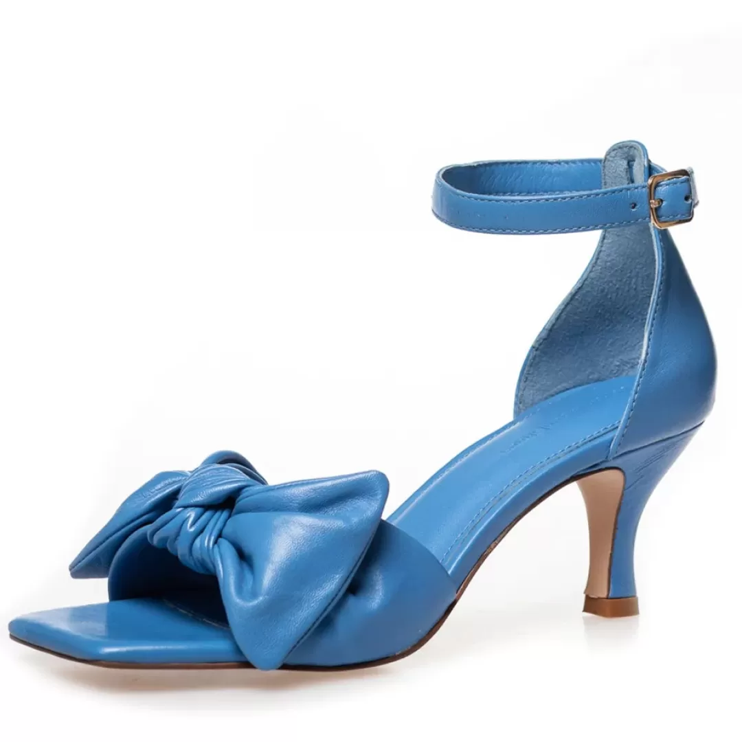 Clearance TP Kjoler Copenhagen Shoes - Dancing Heeled Sandal - Blue