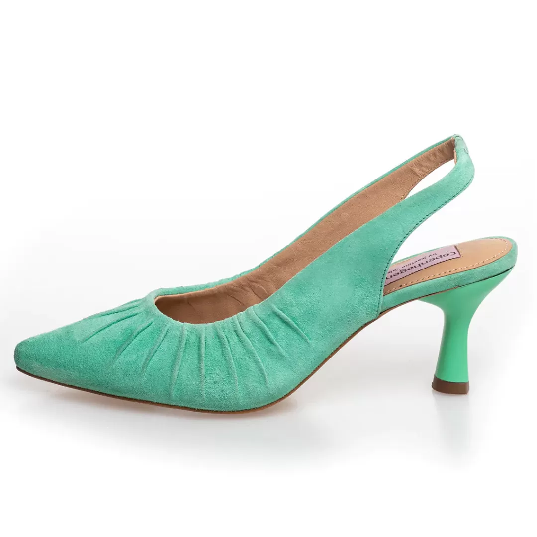 Online TP Kjoler Copenhagen Shoes - Magic Heel Sandal - Green