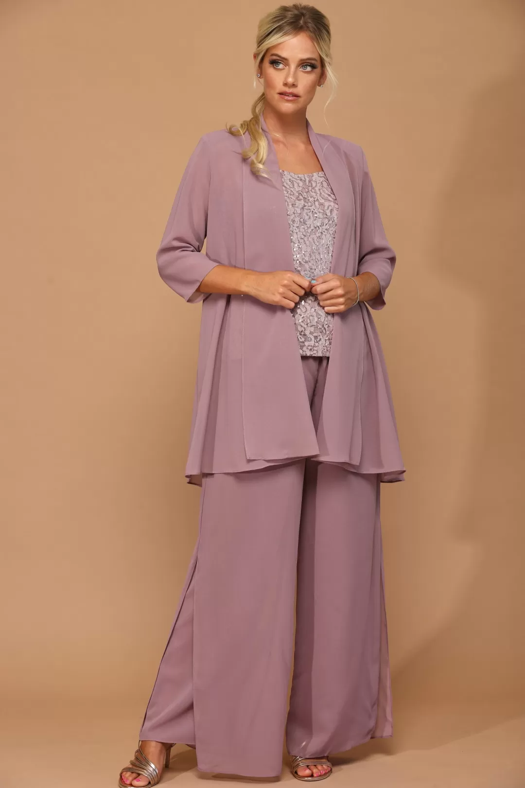 Flash Sale TP Kjoler Eva buksedragt 3383 Mauve,Navy,Sølv,Vinrød,Sort