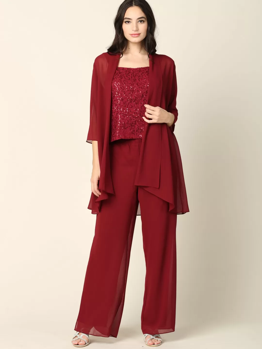 Flash Sale TP Kjoler Eva buksedragt 3383 Mauve,Navy,Sølv,Vinrød,Sort