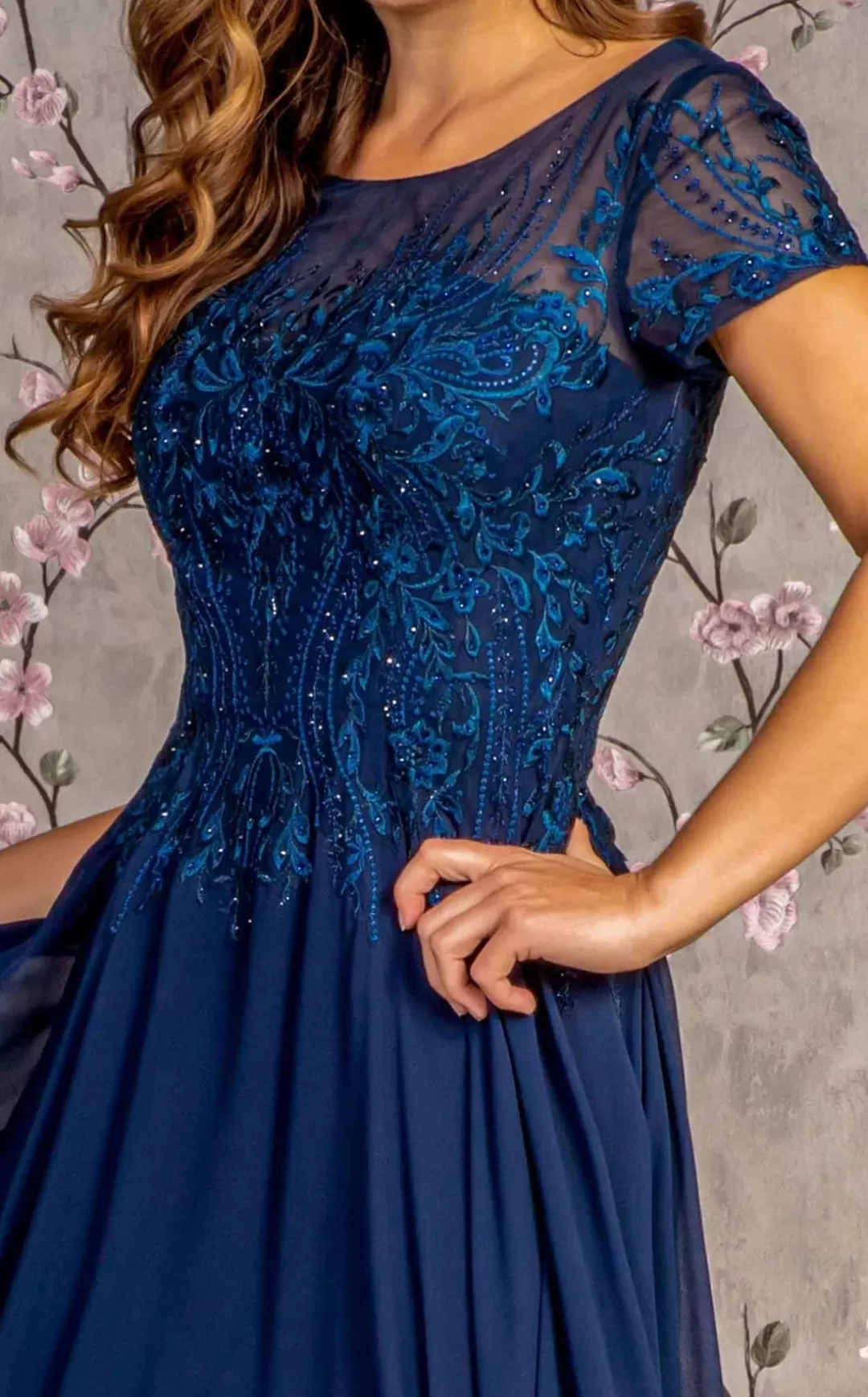 Fashion TP Kjoler Festkjole 3362 Grå,Blå