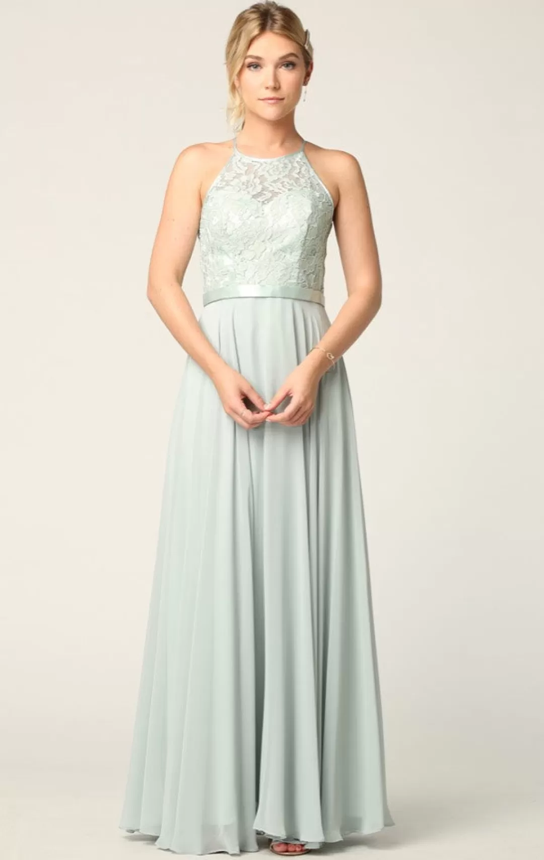 Best TP Kjoler Festkjole med blonde 3216 Blush,Grå,Coral,Kongeblå,Lilla,Mauve,Navy,Sage,Støvetrosa,Sølv,Vinrød