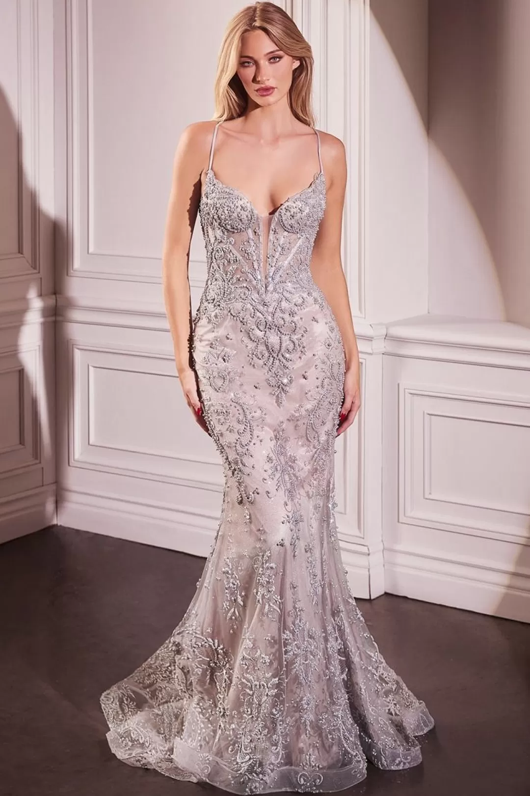 Fashion TP Kjoler La Divine CC2403 Guld,Sølv