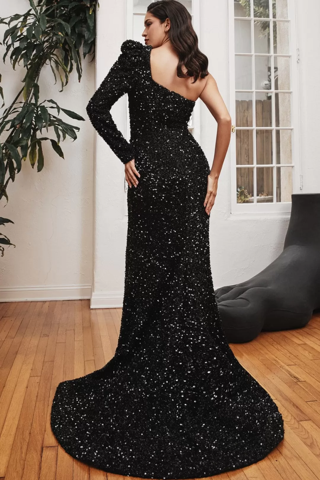 Cheap TP Kjoler La Divine CD885 oneshoulder pailletkjole