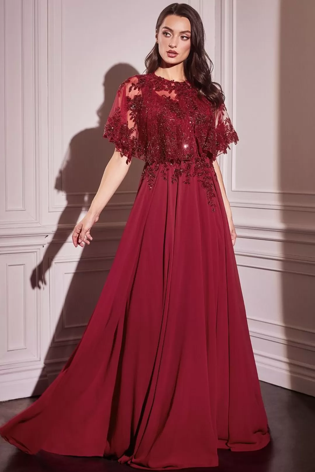 Flash Sale TP Kjoler La Divine selskabskjole CDS503 Lilla,navy,Sort,vinrød