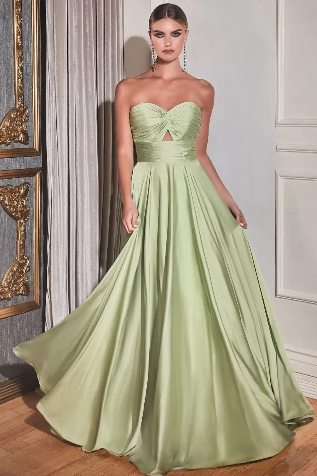 Best Sale TP Kjoler La Divine stropløs gallakjole 7496