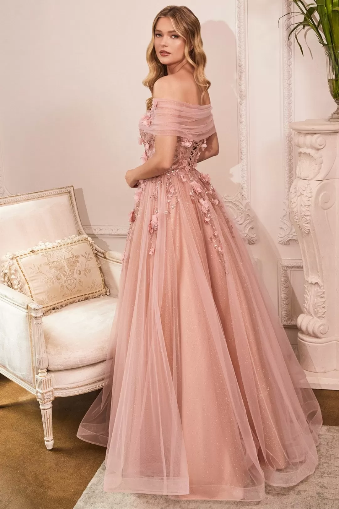 Best TP Kjoler Rosegold gallakjole CD955