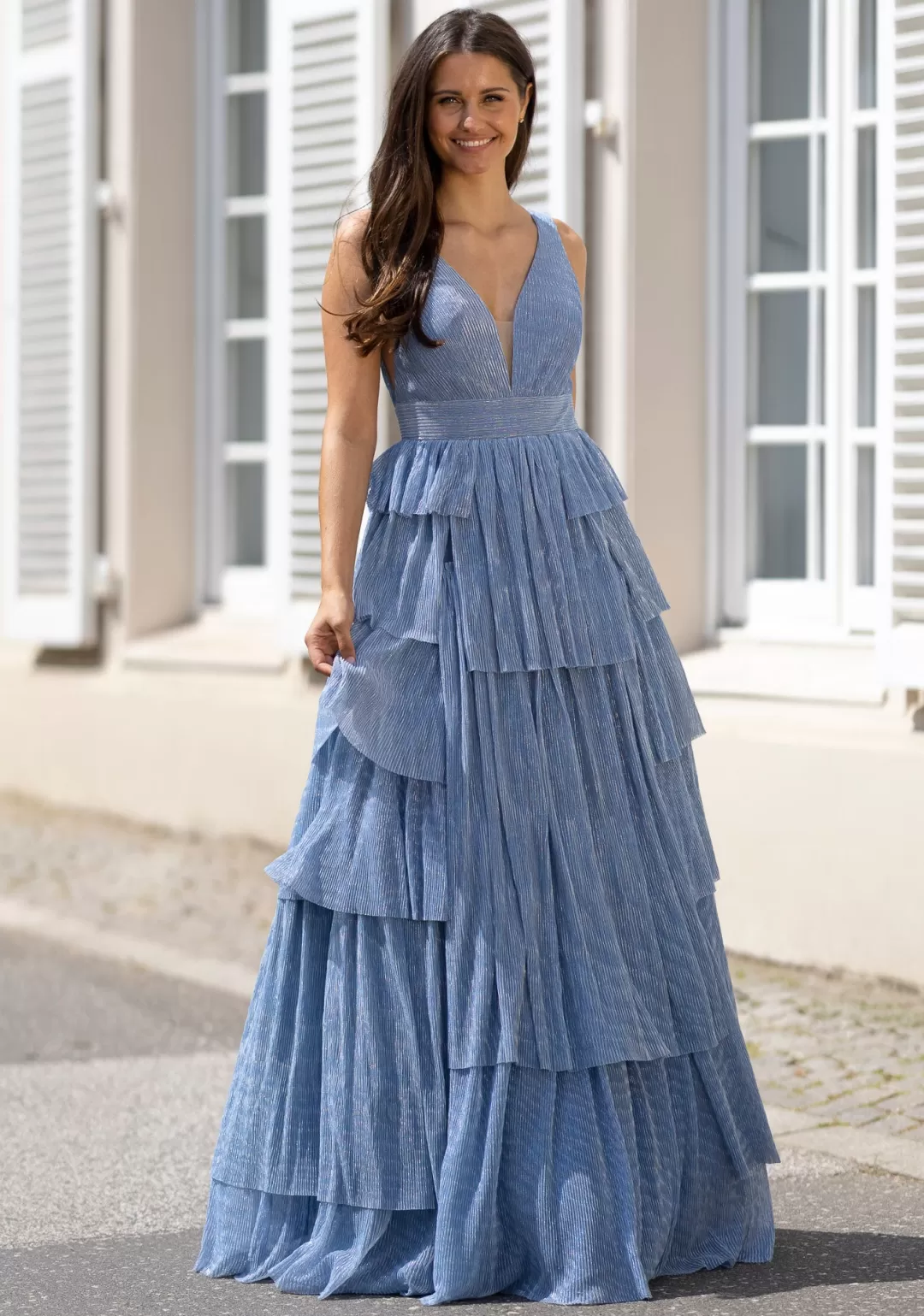Best Sale TP Kjoler Ruffled Christian Koehlert gallakjole 0773
