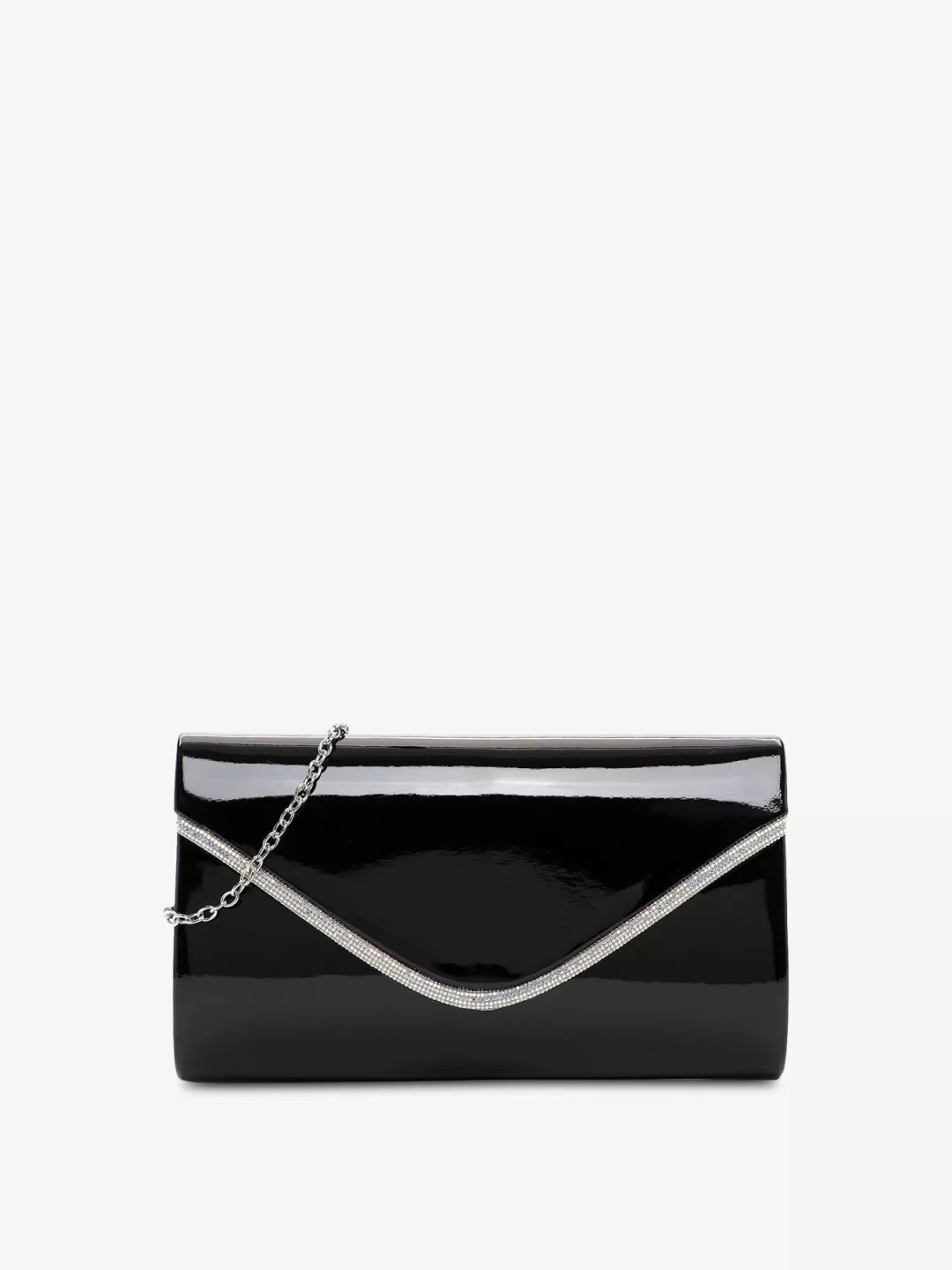 Cheap TP Kjoler Sort festtaske i lak look