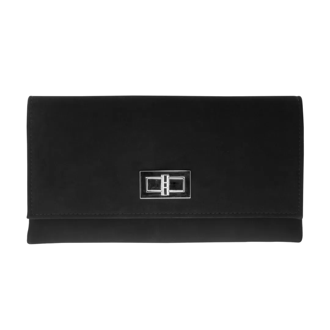 New TP Kjoler Sort velvet clutch B907