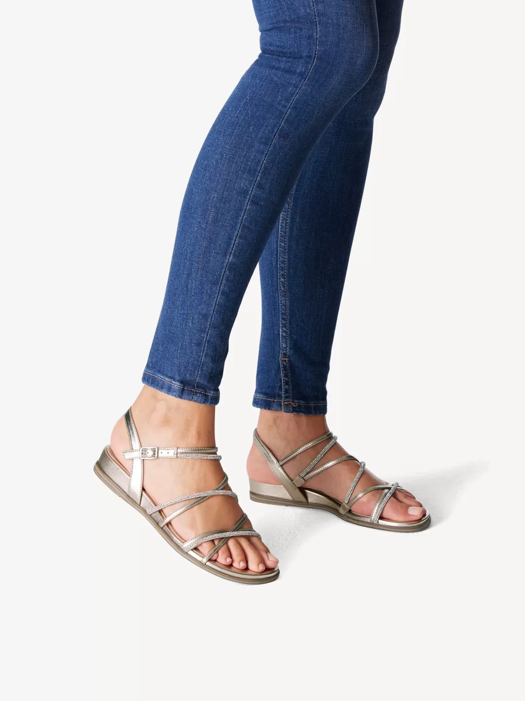 Discount TP Kjoler Tamaris - 28103 Sandal - Gold